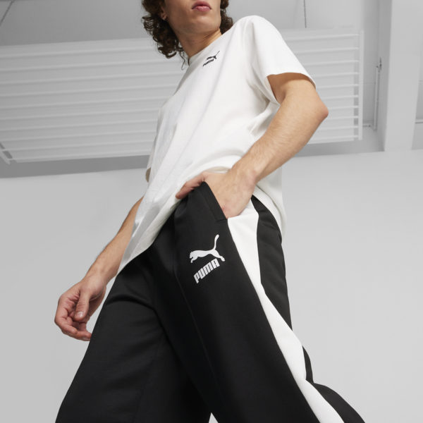 Pantalones T7 Iconic para hombre, PUMA Black, large-ARG