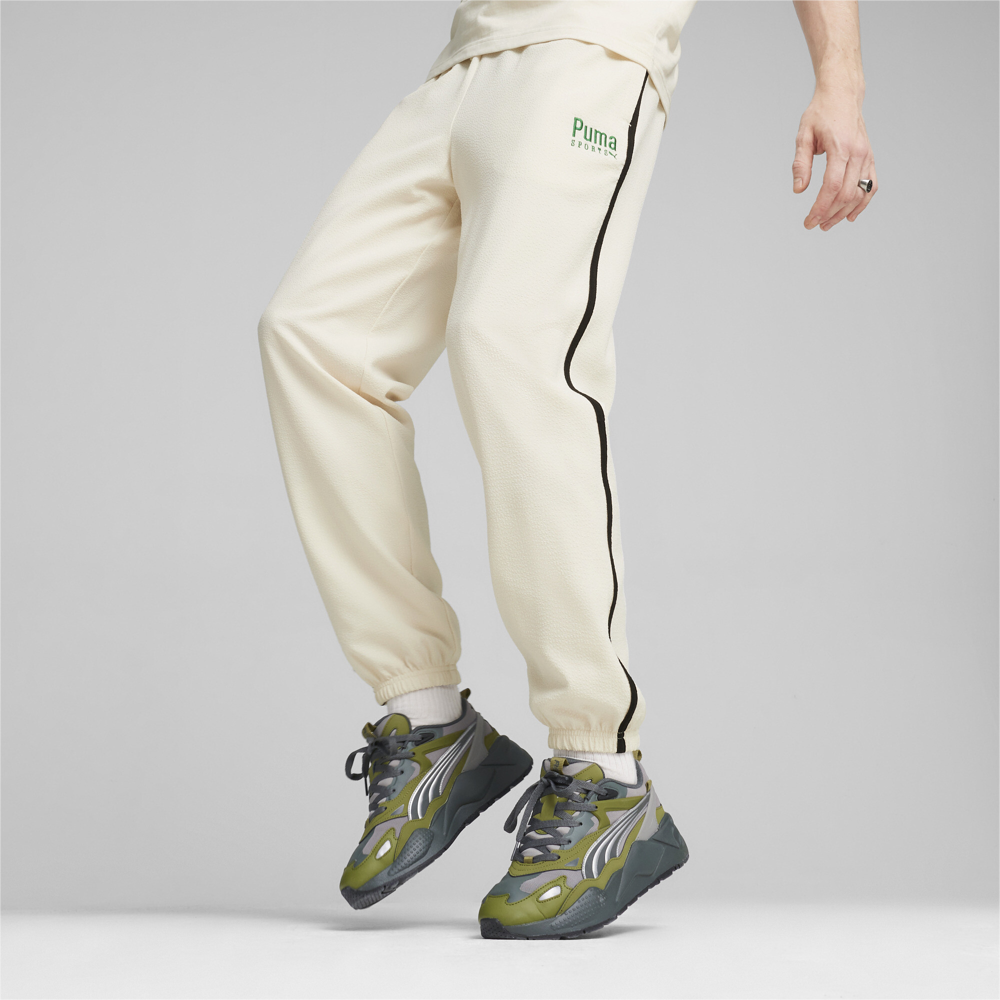 Puma men's fleece joggers best sale