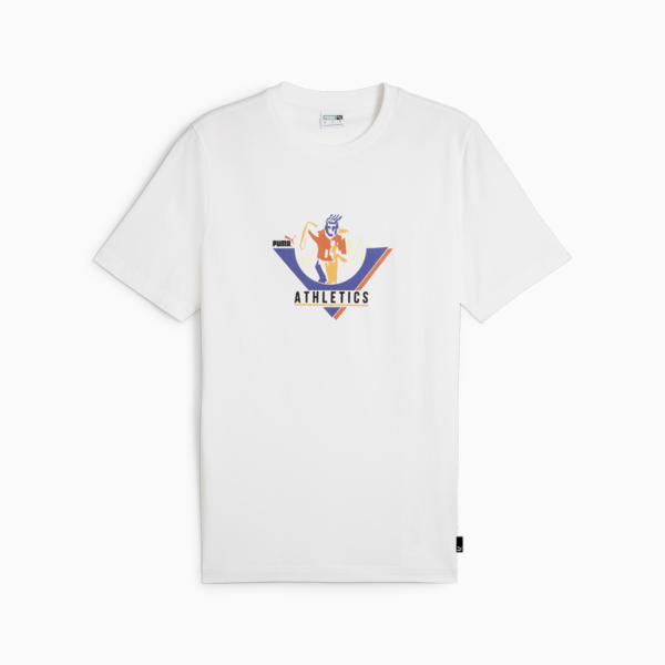 Remera para hombre Graphics PUMA Athletics, PUMA White, large-ARG