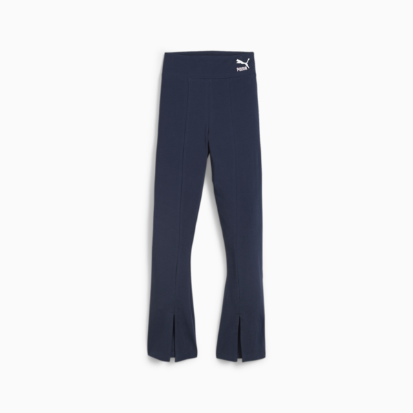 MATCH POINT Youth Flared Leggings, Club Navy, large-MEX