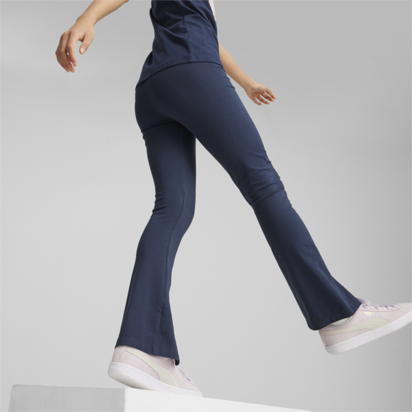 MATCH POINT Youth Flared Leggings, Club Navy, large-MEX