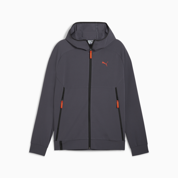 Campera deportiva PUMATECH para hombre, Galactic Gray-Redmazing, large-ARG