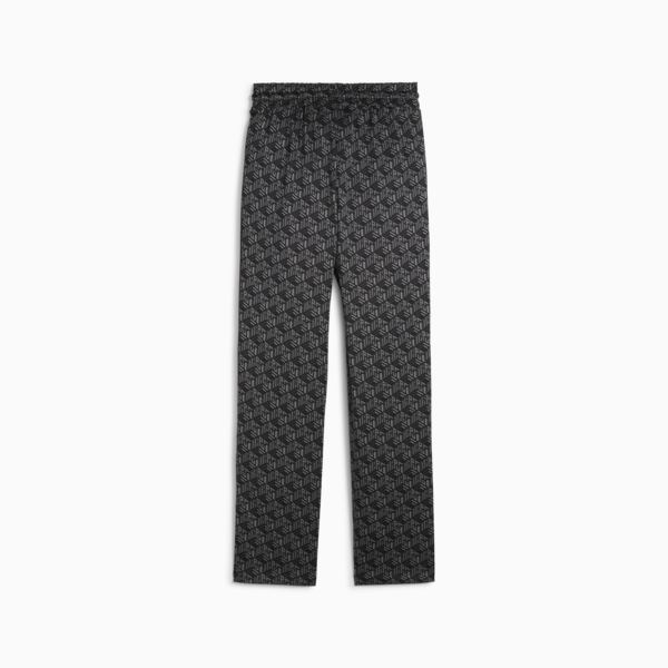 Pants recto para mujer T7, PUMA Black-AOP, large-MEX