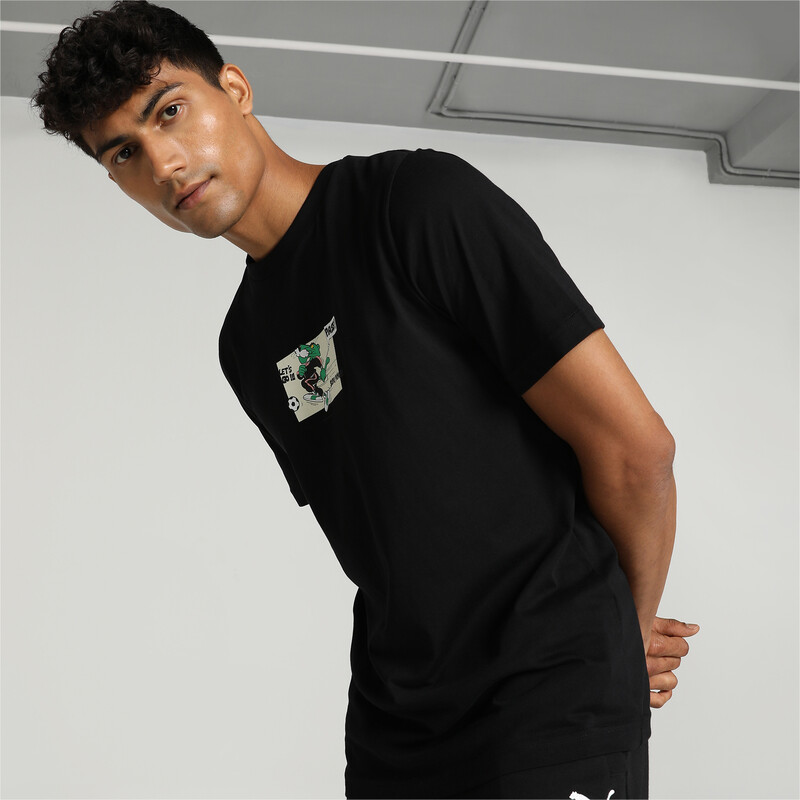 

Men's PUMA Classics Super Graphic T-shirt, Black