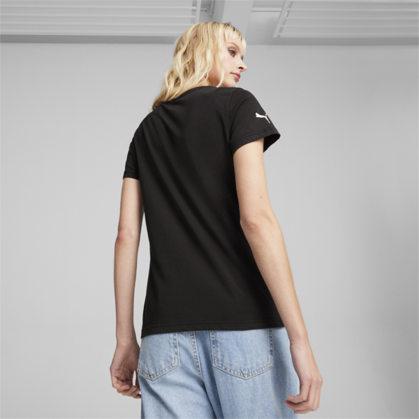 Playera Mujer F1 Logo, PUMA Black, large-MEX