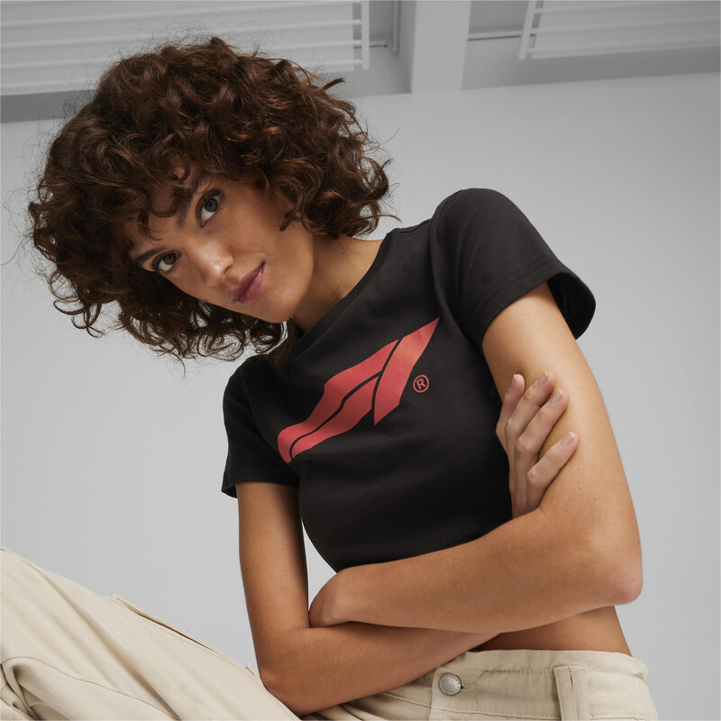 

Women's PUMA F1 Motorsport Slim Fit Crop T-shirt