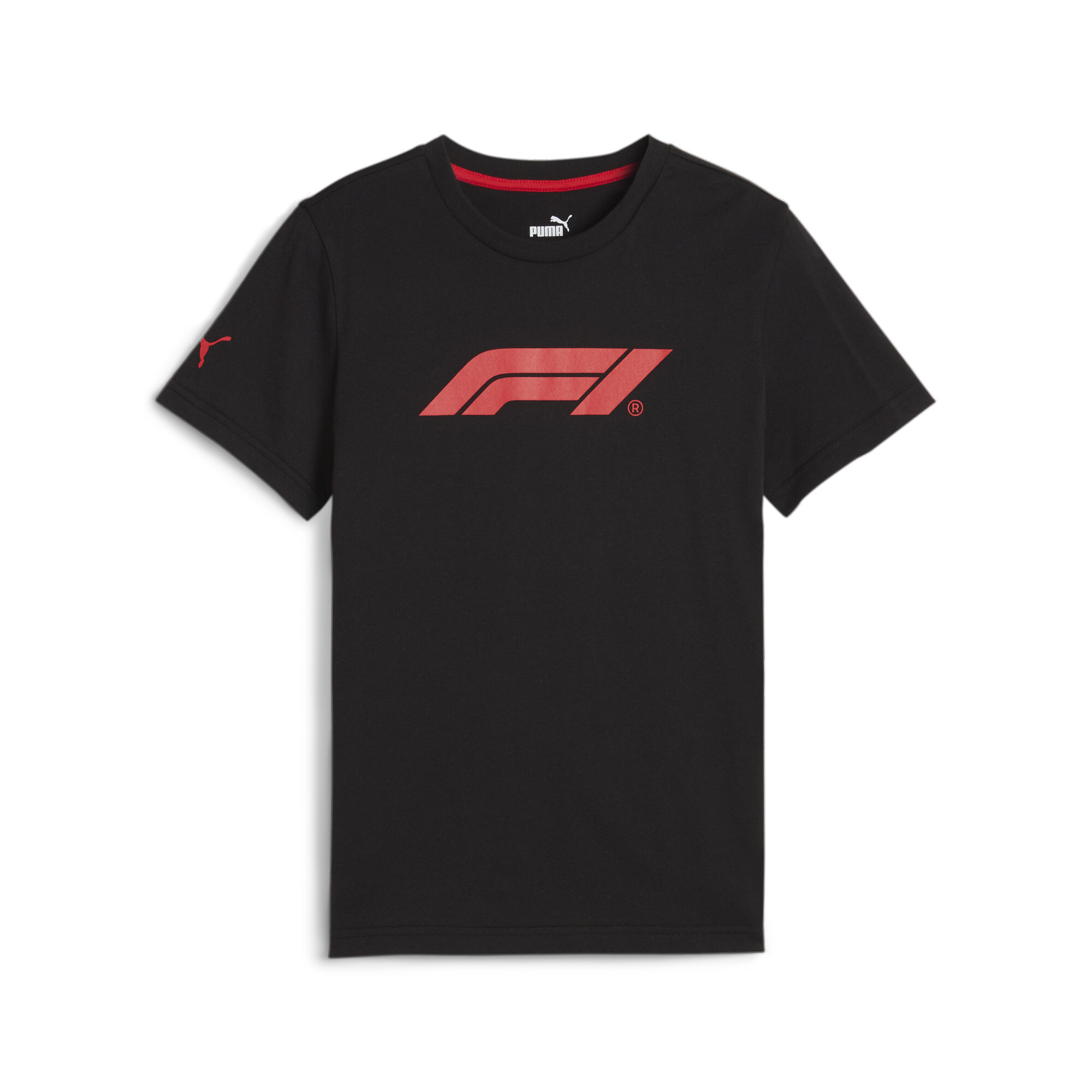 Men's Puma F1Â® ESS Youth Motorsport T-Shirt, Black, Size 9-10Y, Age