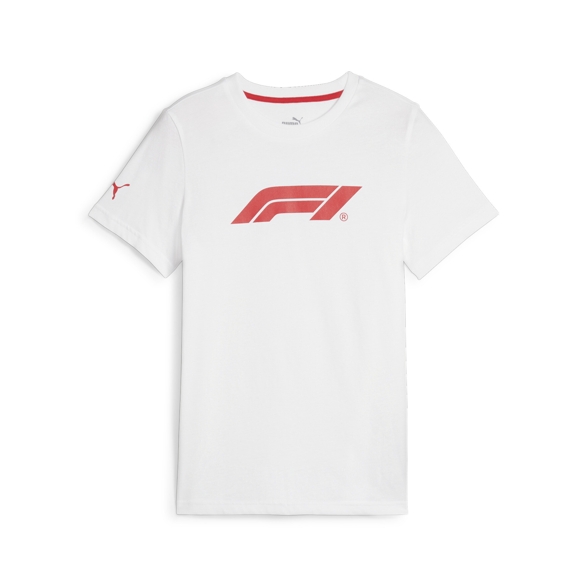Men's Puma F1Â® ESS Youth Motorsport T-Shirt, White, Size 11-12Y, Age