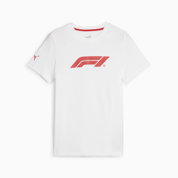 F1 ESS Youth Motorsport Tee, PUMA White, large-MEX