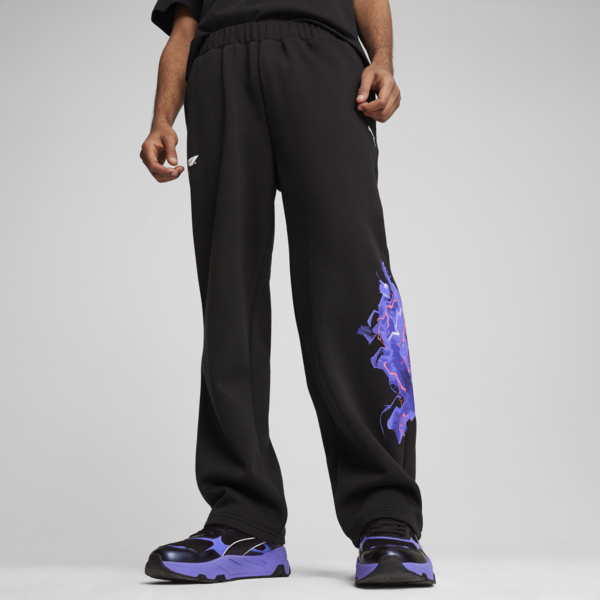 F1 Neon Energy Sweatpants Men, PUMA Black, large-MEX