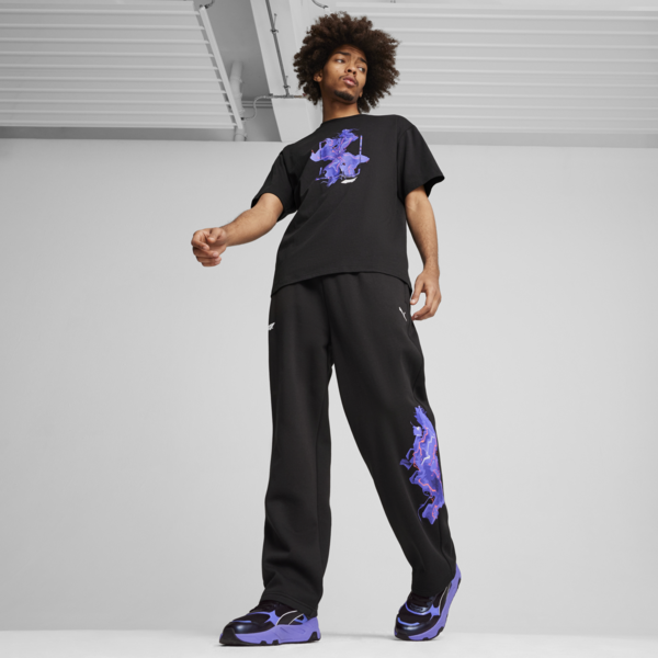 F1 Neon Energy Sweatpants Men, PUMA Black, large-MEX