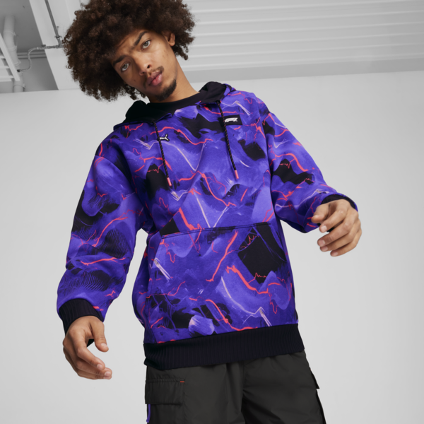 F1® Neon Energy All-Over Print Hoodie Men, PUMA Black, swatch-ZAF