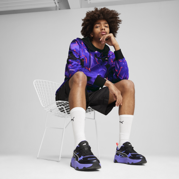 Buzo con capucha F1® Neon Energy con estampado integral para hombre, PUMA Black, large-ARG