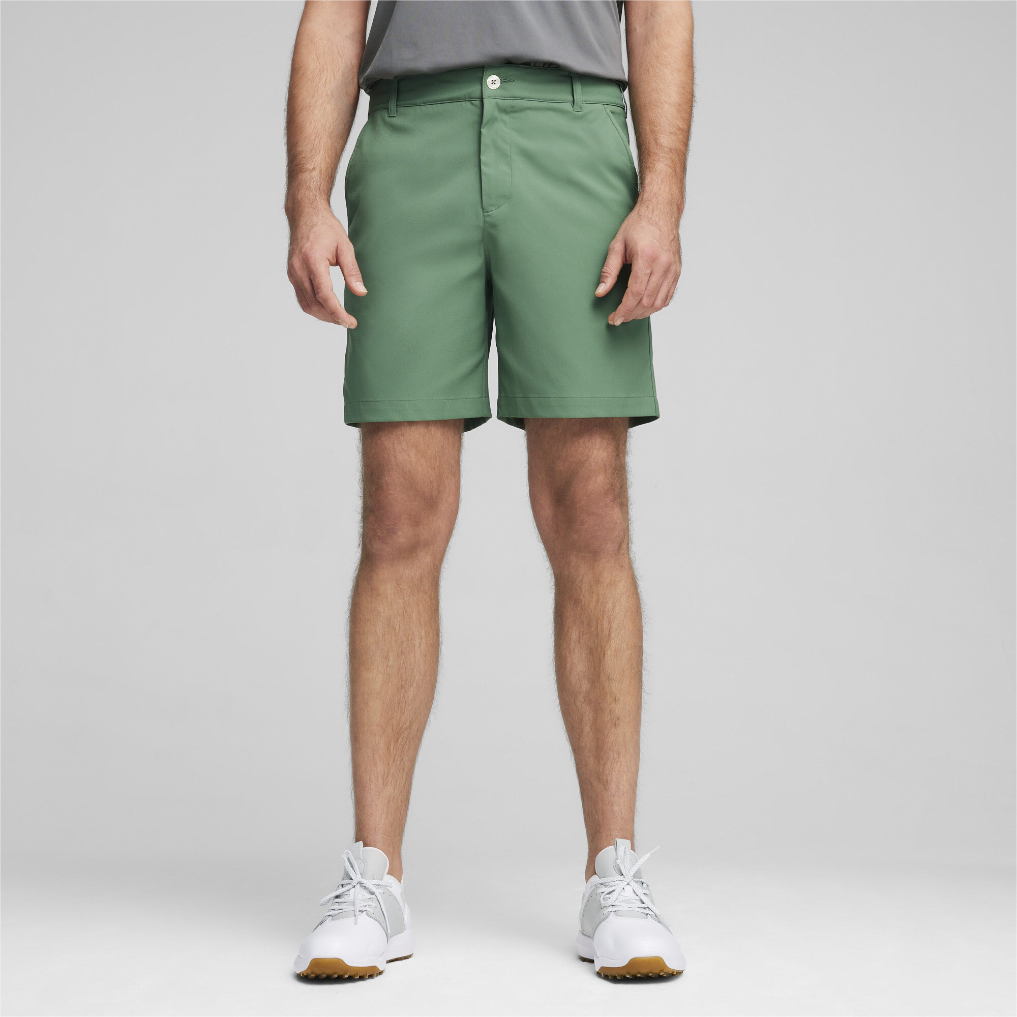 Puma x QUIET GOLF CLUB Golfshorts Herren | Mit Plain | Deep Forest | Größe: 44