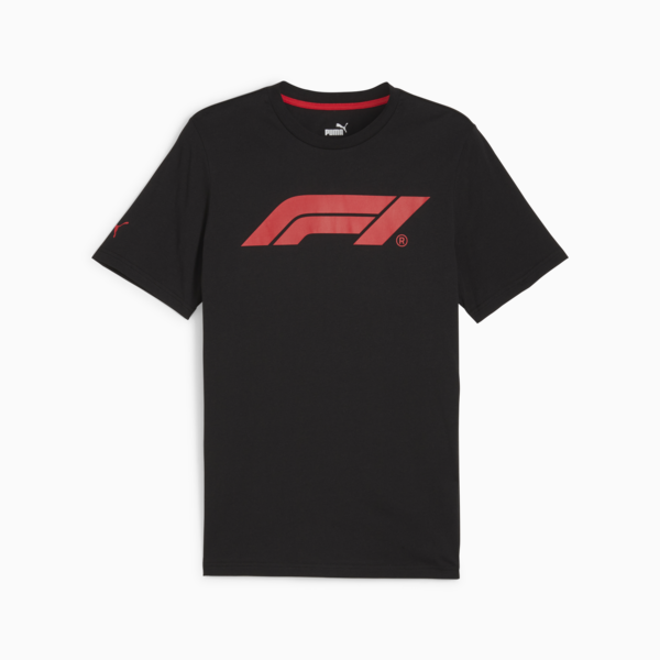F1 ESS Men's Motorsport Logo Tee, PUMA Black, large-MEX