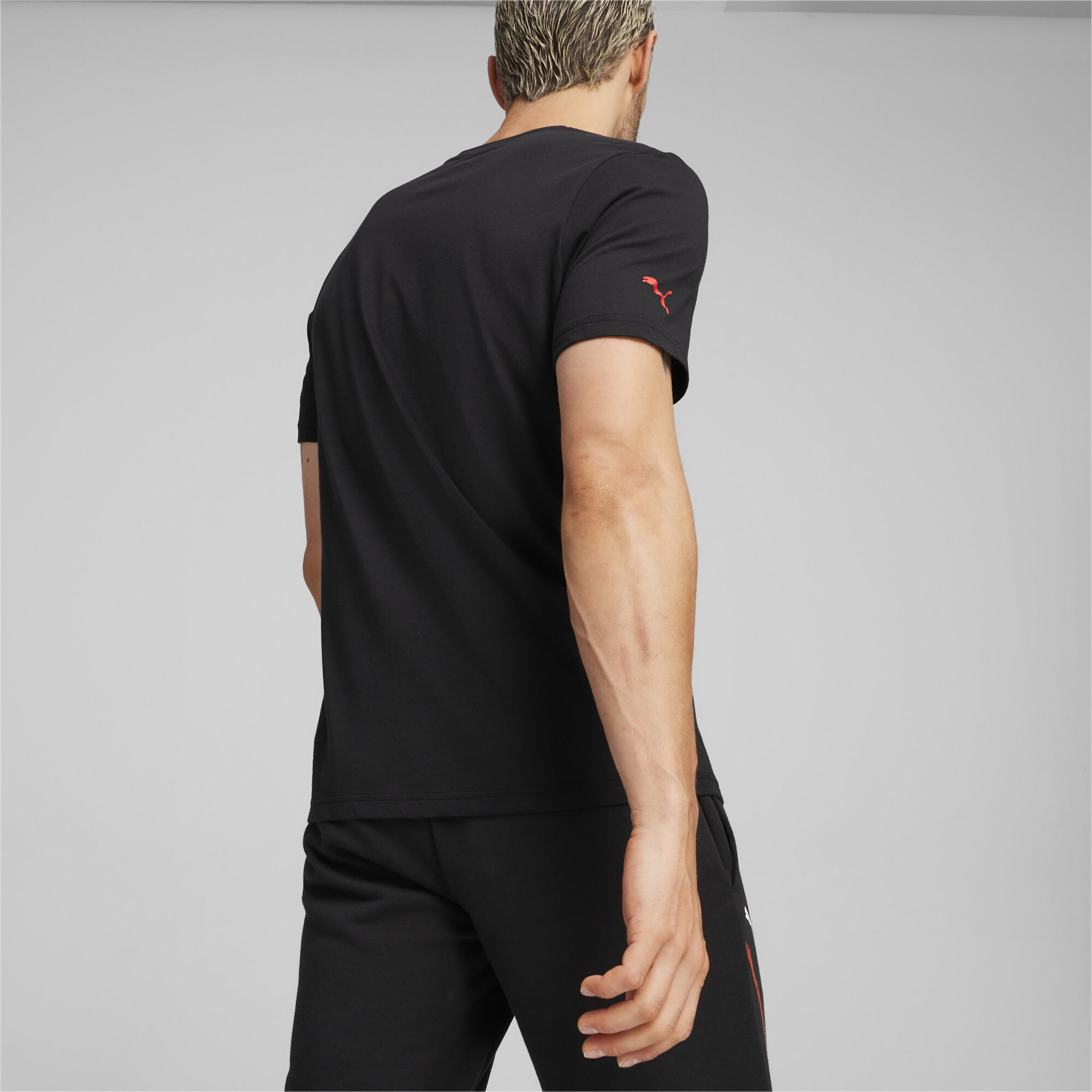 Men's Puma F1Â® ESS's Motorsport Logo T-Shirt, Black, Size XS, Clothing