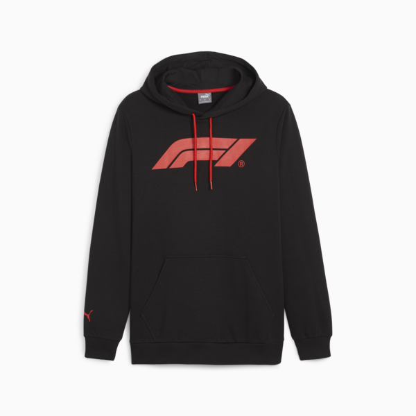 Buzo con capucha F1® Essentials Logo para hombre, PUMA Black, large-ARG
