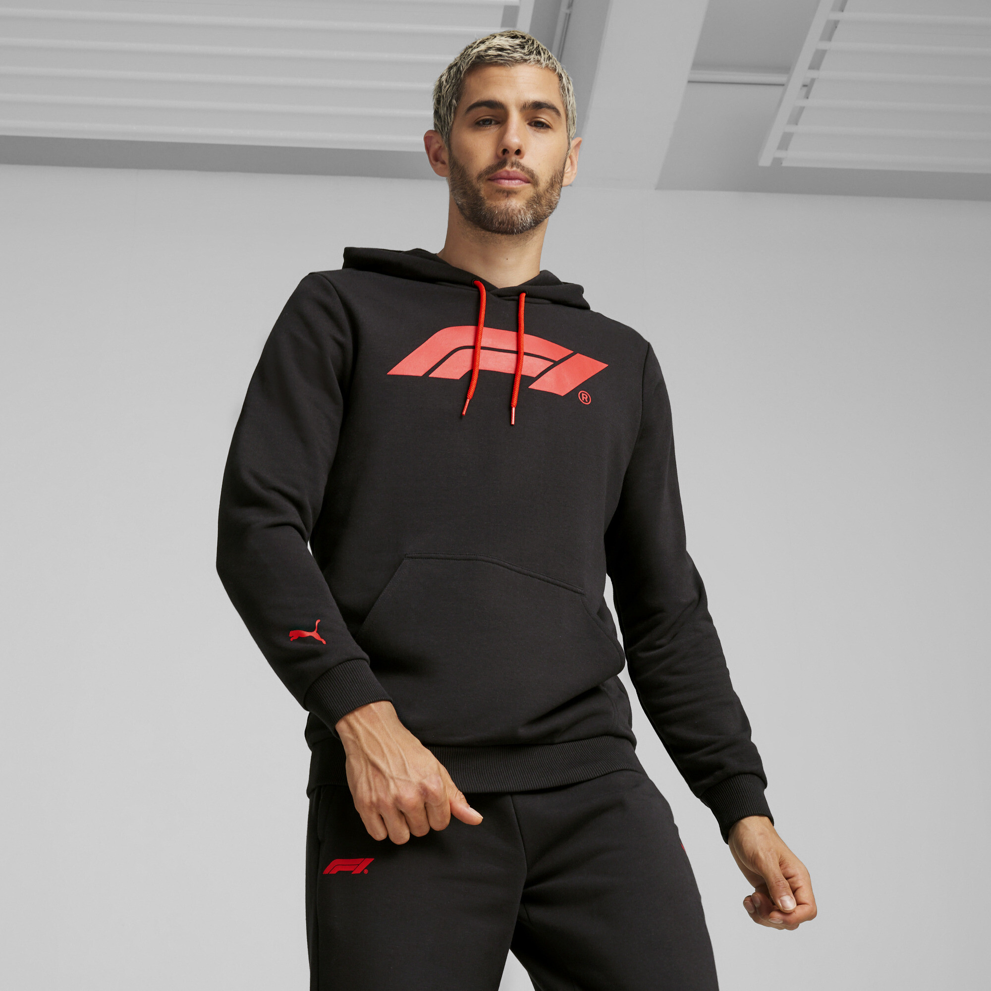 Puma F1® ESS Motorsport Hoodie mit Logo Herren | Mit Plain | Black | Größe: L