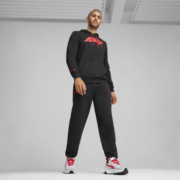 F1 ESS Men's Motorsport Logo Hoodie, PUMA Black, large-MEX