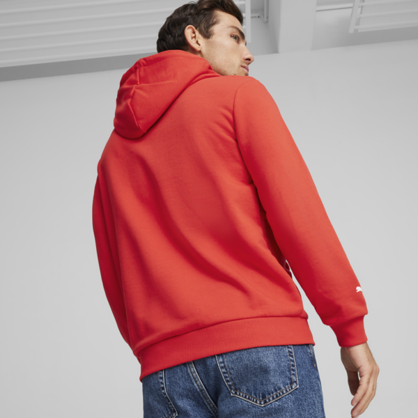 F1® Essentials Men's Motorsport Logo Hoodie, Pop Red, large-ZAF