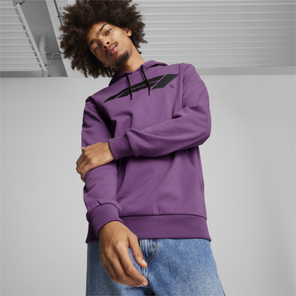 Buzo con capucha F1® Essentials Logo para hombre, Crushed Berry, large-ARG