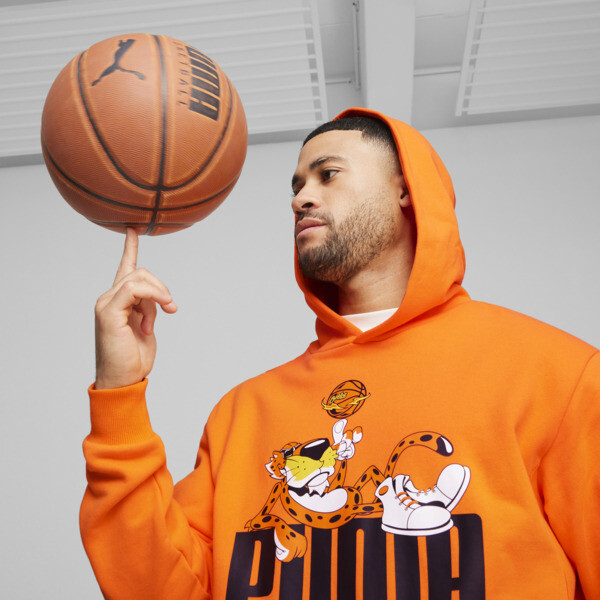 Puma hoodie orange deals