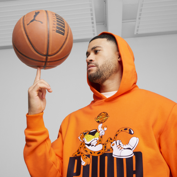 PUMA HOOPS x CHEETOS Hoodie, Rickie Orange, large-ZAF
