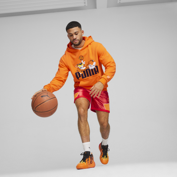 PUMA HOOPS x CHEETOS Hoodie, Rickie Orange, large-ZAF