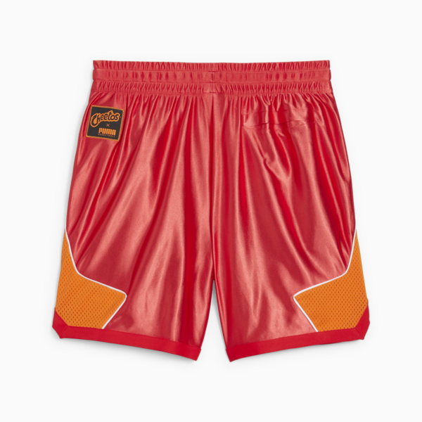 Shorts PUMA HOOPS x CHEETOS, For All Time Red-Rickie Orange, large-ARG