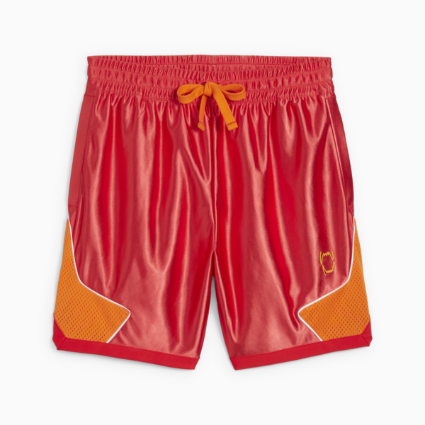 PUMA HOOPS x CHEETOS Shorts, For All Time Red-Rickie Orange, large-ZAF