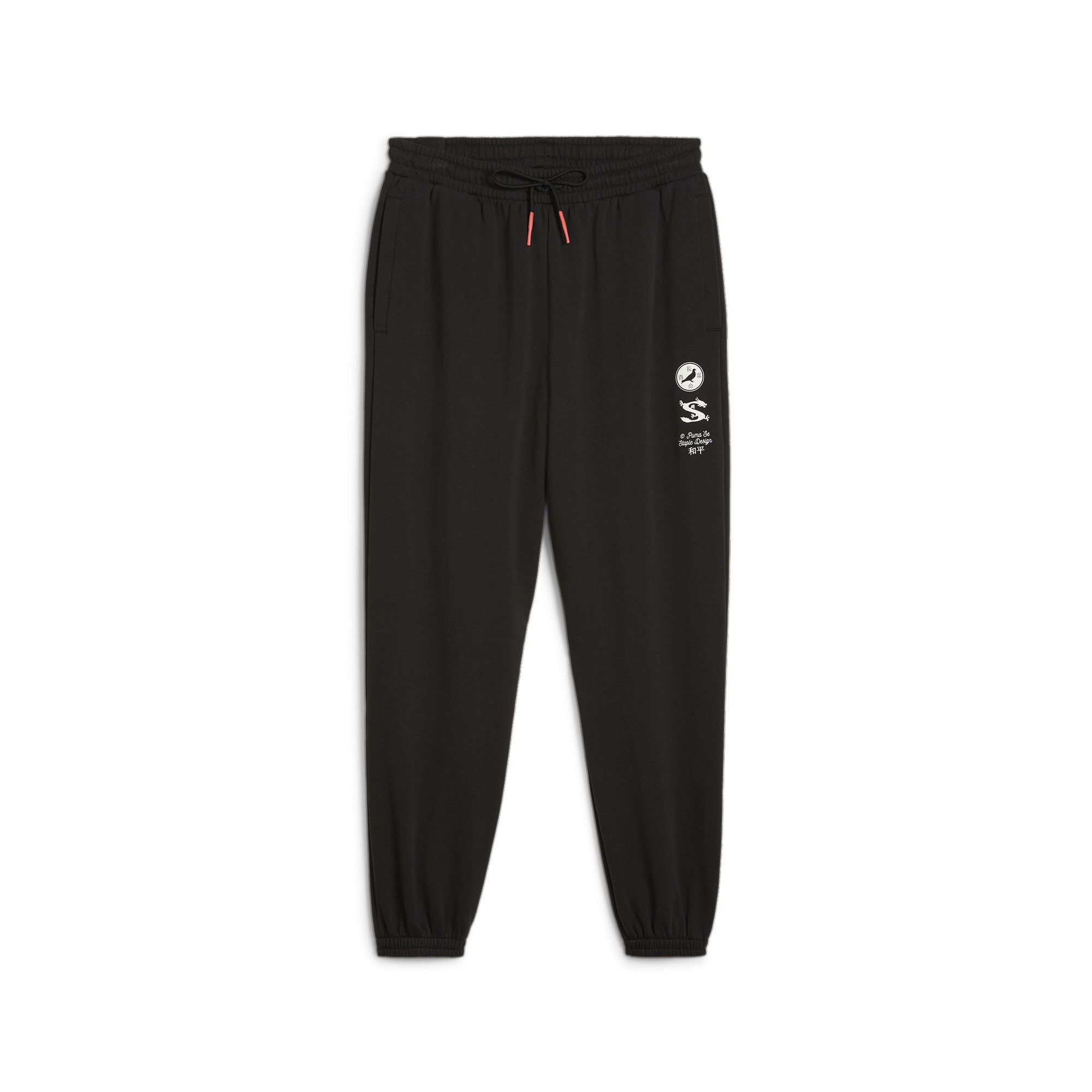 Men's Puma X STAPLE Track Pants, Black, Size L, Clothing