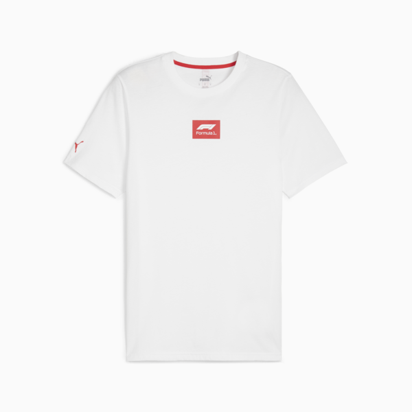 F1® ESS Men's Motorsport Logo Tee +, PUMA White, large-ZAF