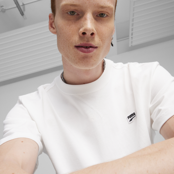 Remera DOWNTOWN Badge, PUMA White, large-ARG