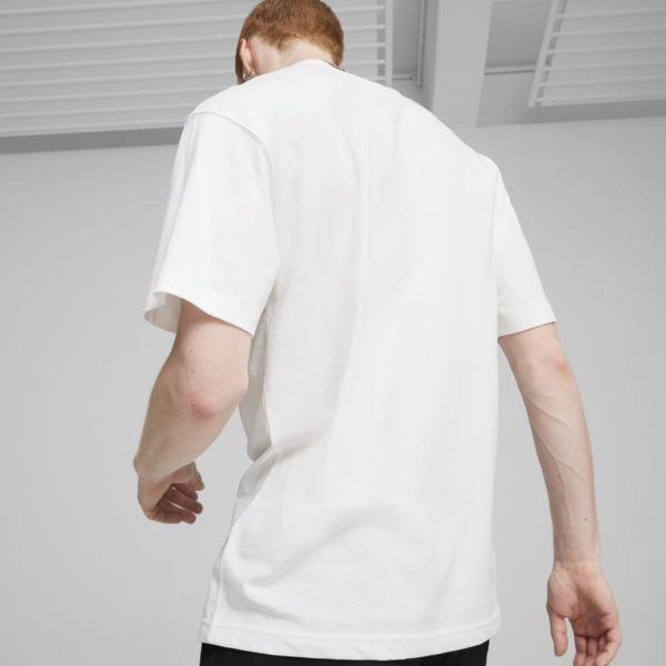 Playera para hombre DOWNTOWN Badge, PUMA White, large-MEX