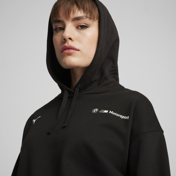 BMW M Motorsport ESS+ Hoodie Women, PUMA Black, large-MEX