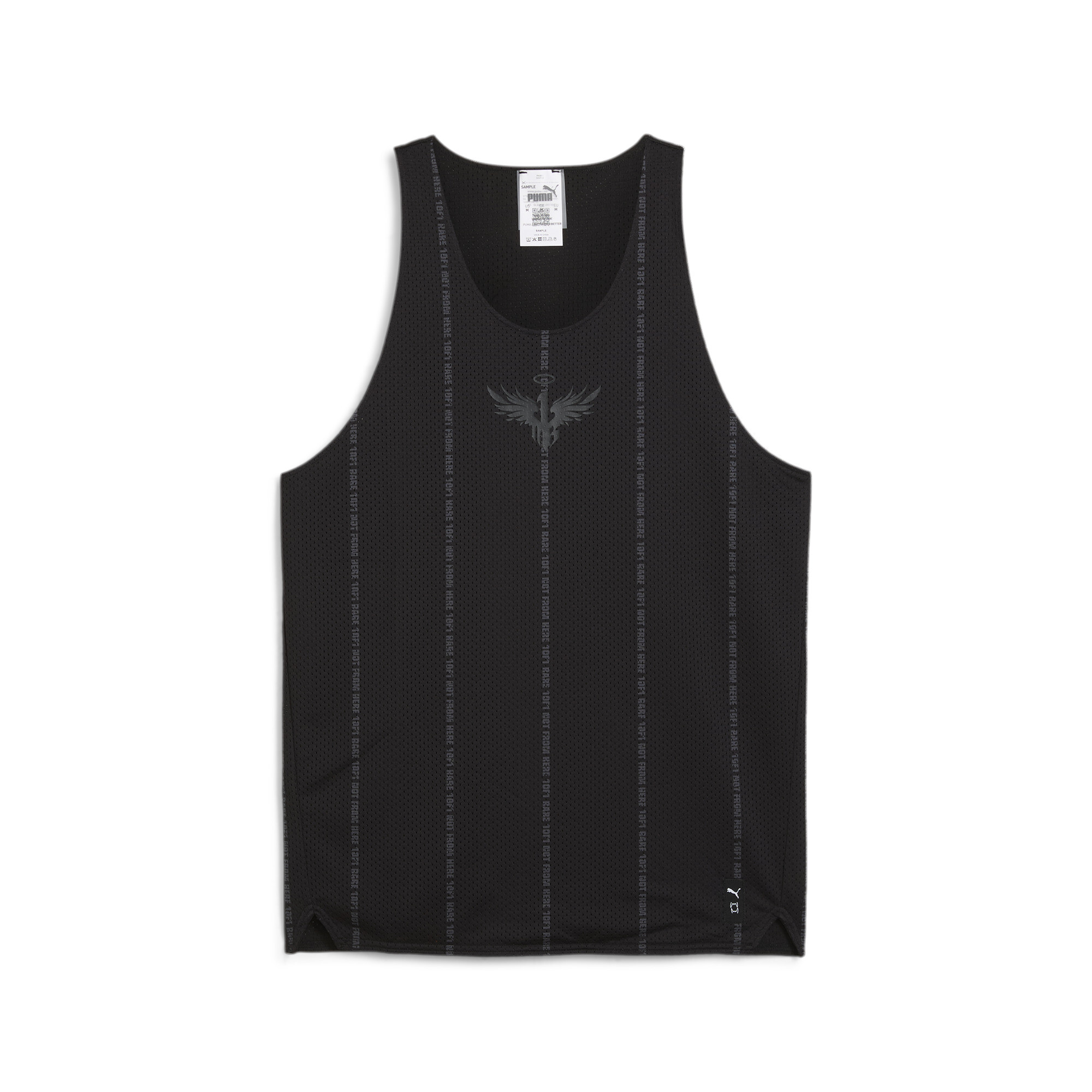 Puma Melo Alwayz On Basketball-Tanktop Herren | Mit Plain | Black | Größe: S