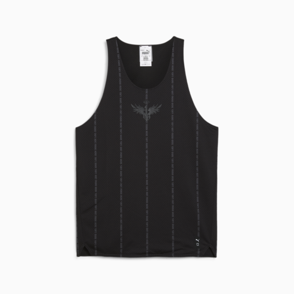 Playera de basquetbol Hombre Melo Alwayz On, PUMA Black, large-MEX