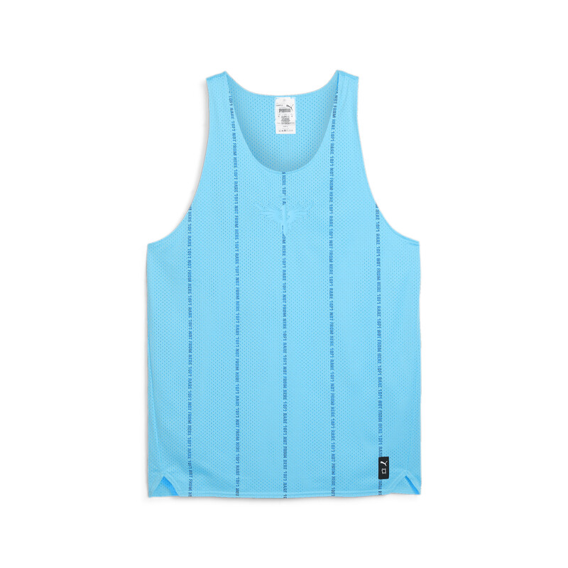 Men's PUMA Melo Alwayz On Basketball Tank in Blue size M