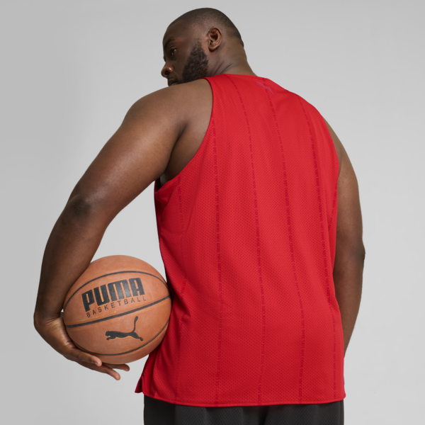 Musculosa de basketball Melo Alwayz On para hombre, For All Time Red, large-ARG