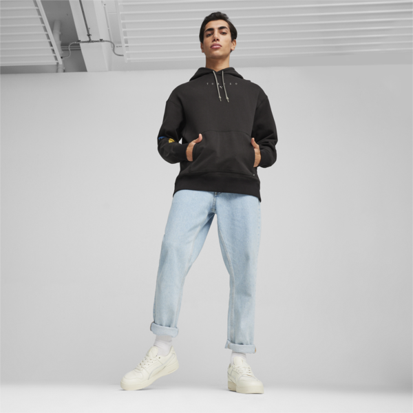 GRAPHICS TORNEO Hoodie, PUMA Black, large-ZAF