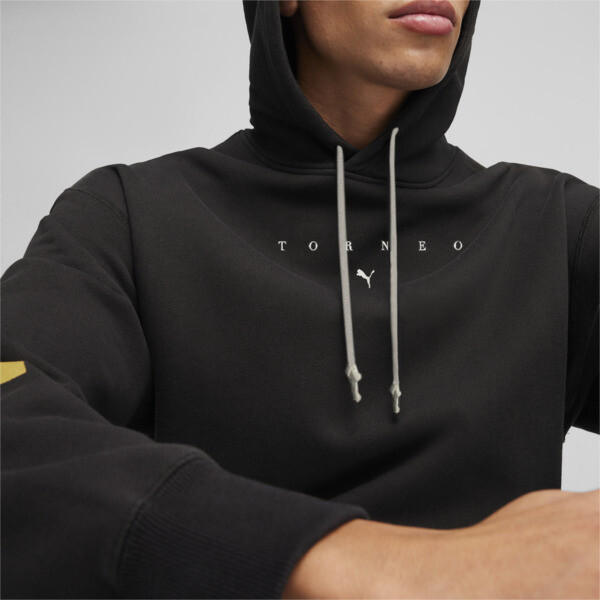 GRAPHICS TORNEO Hoodie, PUMA Black, large-ZAF