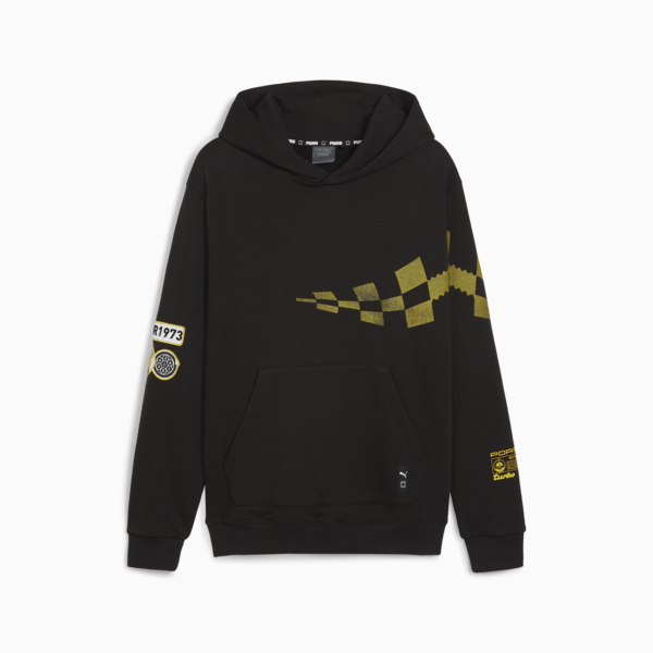 Porsche Legacy Hoodie, PUMA Black, large-ZAF