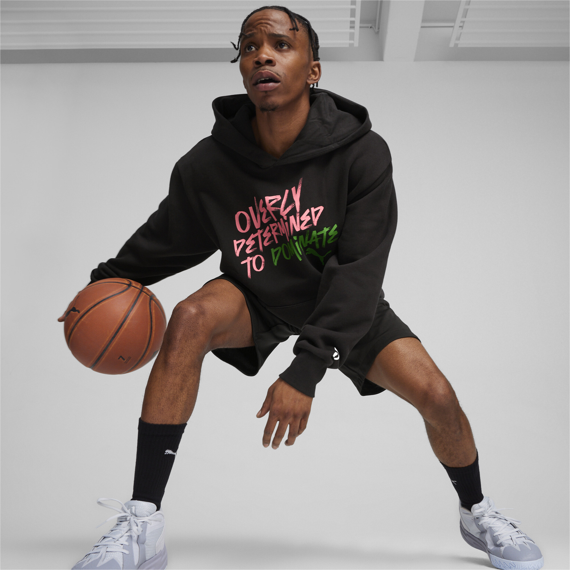 Puma The Future Is Scoot's Basketball Hoodie, Black, Size XS, Sport
