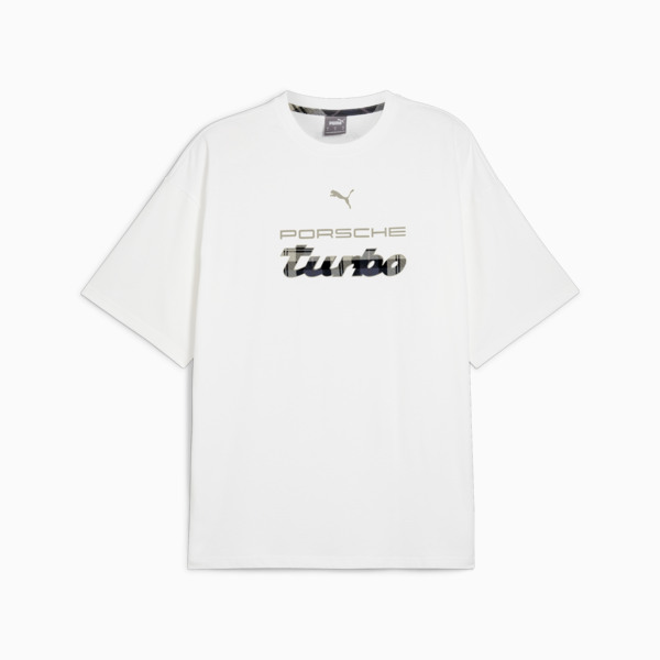 Porsche Legacy Statement Logo Tee, PUMA White, large-ZAF