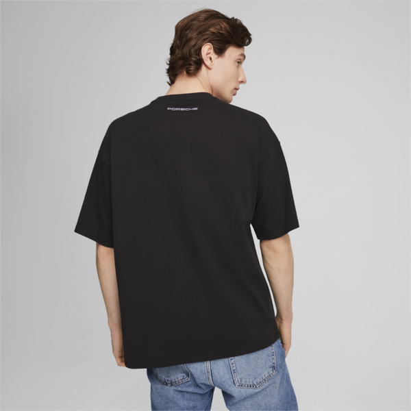 Remera con estampado Porsche Legacy 911 para hombre, PUMA Black, large-ARG
