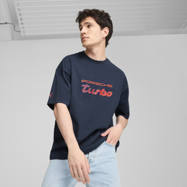 Remera Porsche Legacy ESS para hombre, Club Navy, large-ARG