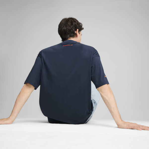 Remera Porsche Legacy ESS para hombre, Club Navy, large-ARG