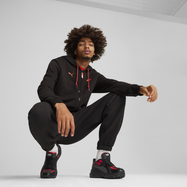 F1 ESS Full-Zip Hoodie Men, PUMA Black, large-MEX