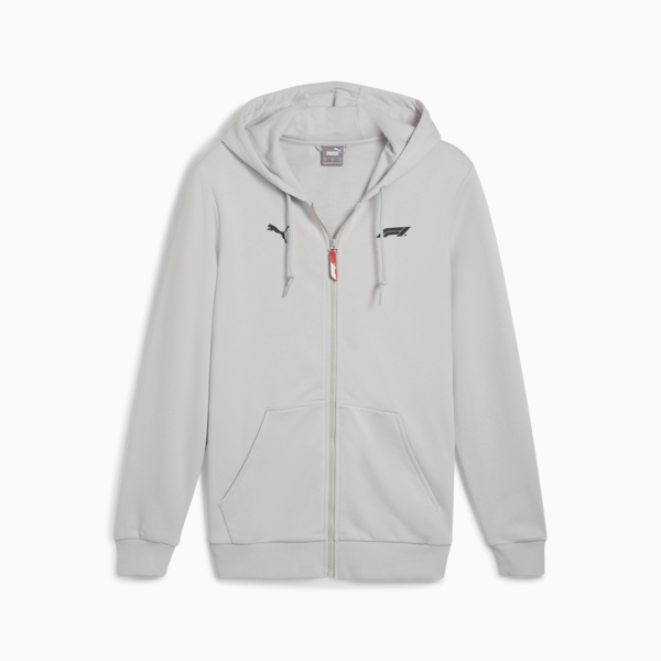F1® ESS Full-Zip Hoodie Men, Ash Gray, large-MEX