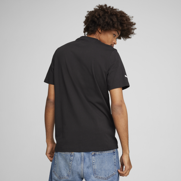 F1 Logo Graphic Tee Men, PUMA Black, large-MEX